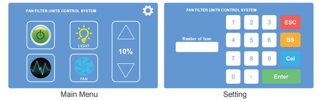 Flux d'air laminaire